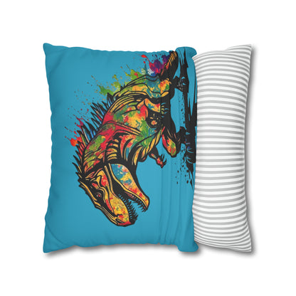 Faux Suede Square Pillowcase