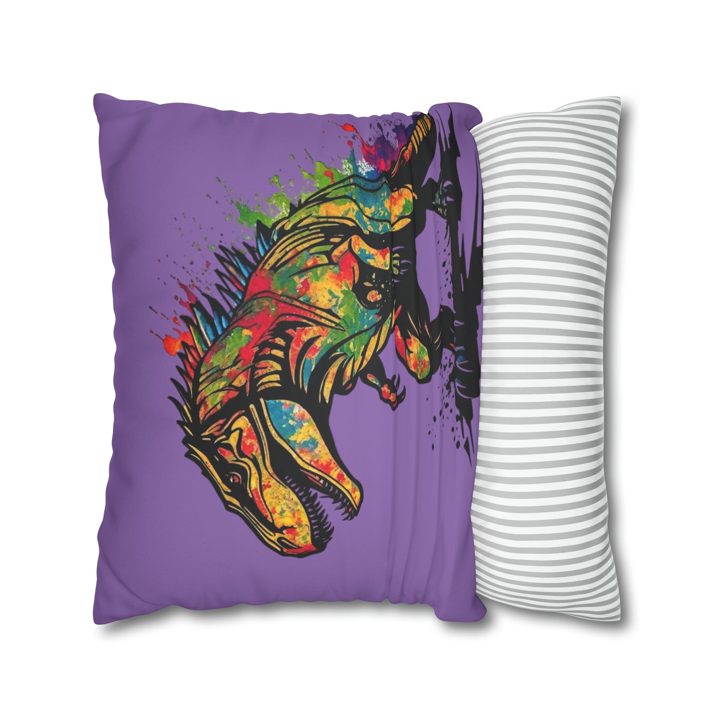 Faux Suede Square Pillowcase