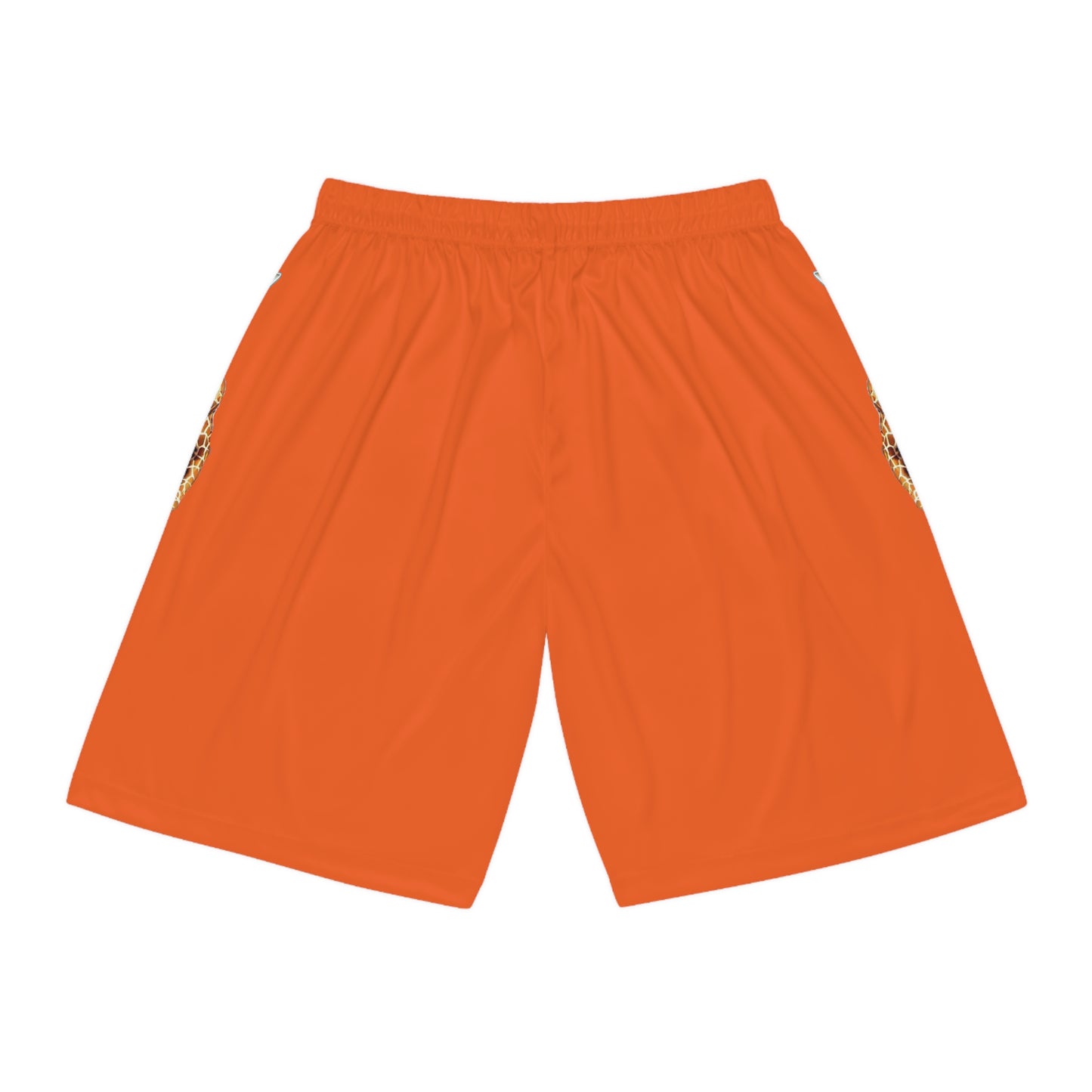 Basketball Shorts - Giraffe - Orange