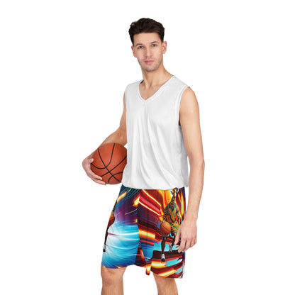 Basketball Shorts - Giraffe - Red vs. Blue