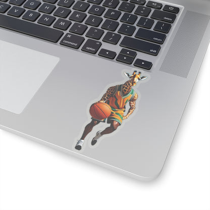 Kiss-Cut Stickers - Giraffe - Basketball