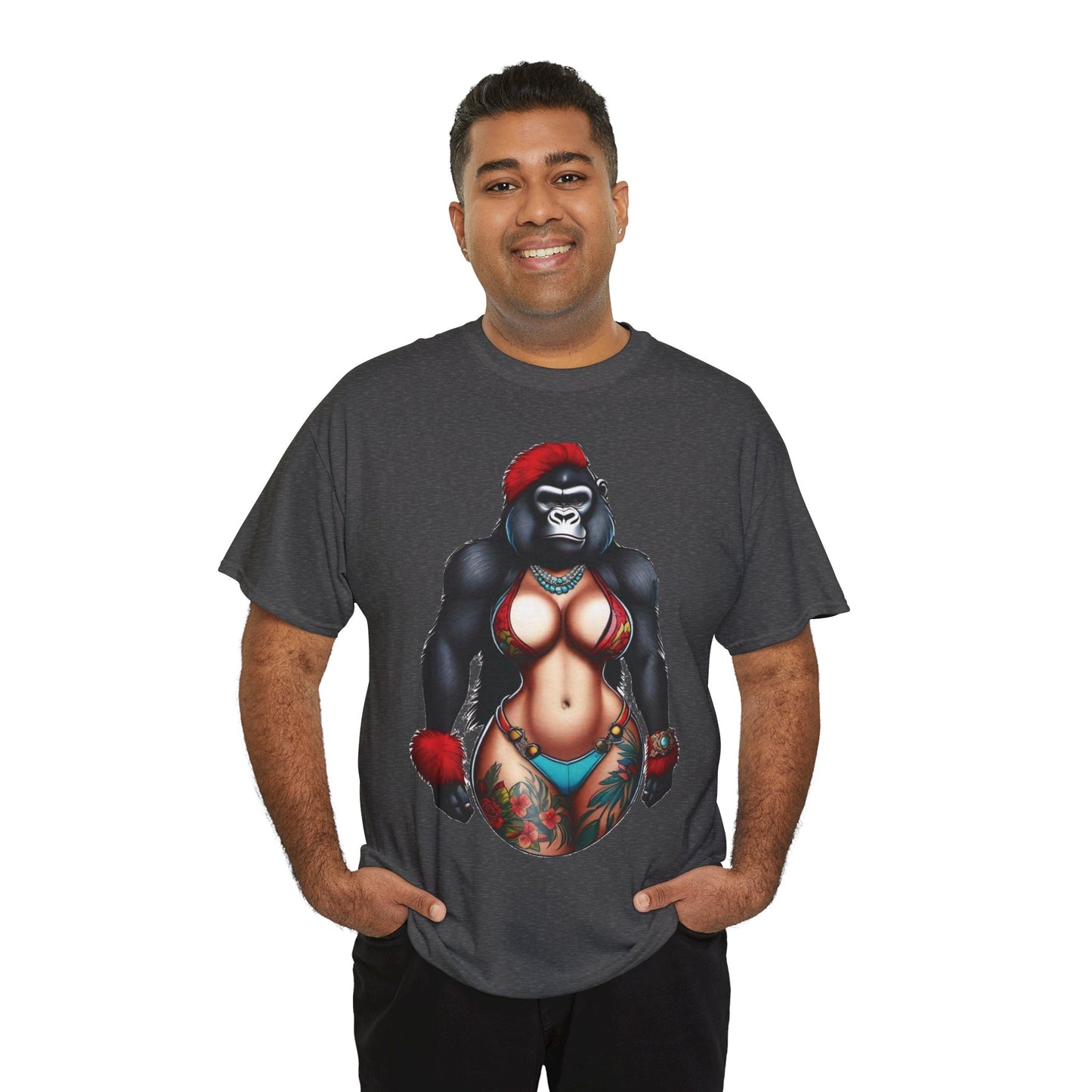 Unisex Heavy Cotton Tee - Gorilla