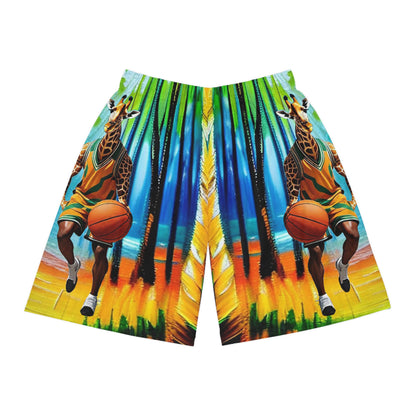 Basketball Shorts - Giraffe - Basketball - Forest