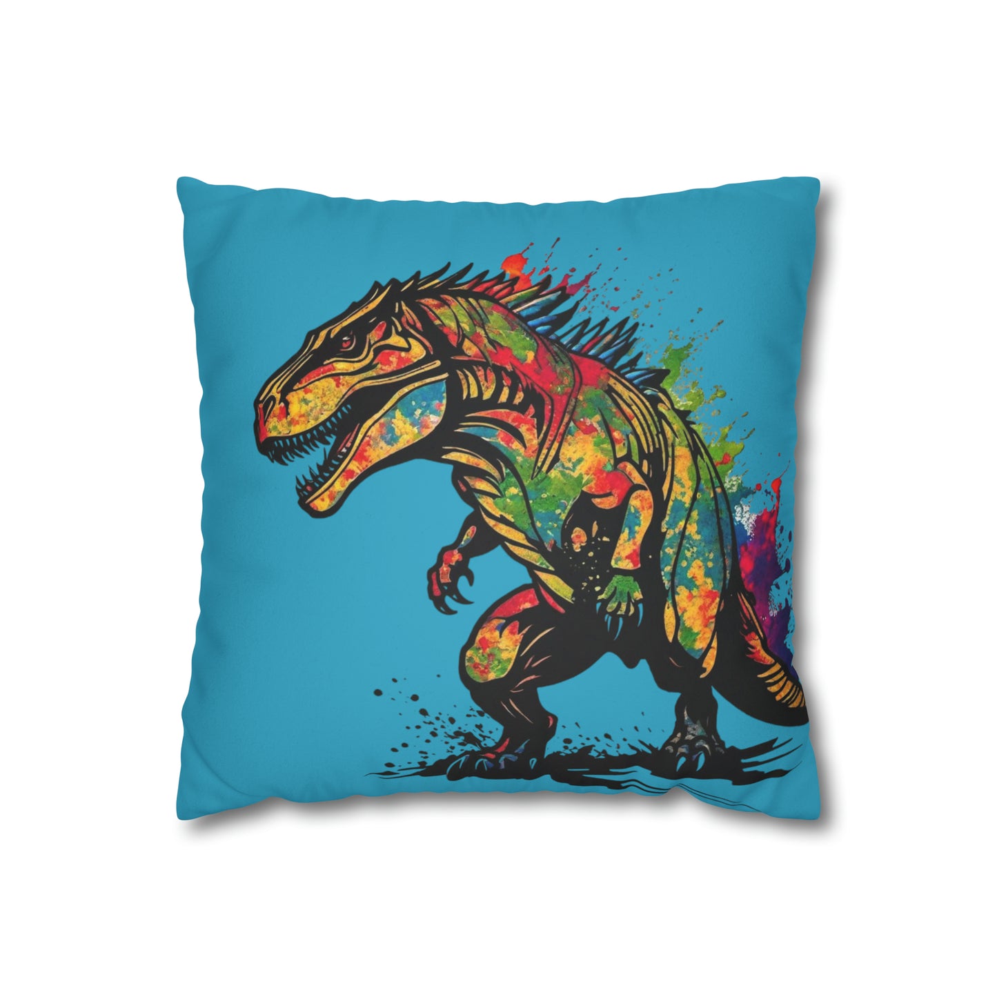Faux Suede Square Pillowcase