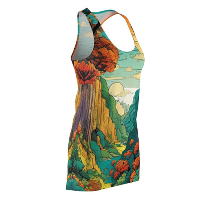 Women's Cut & Sew Racerback Dress - Landscape