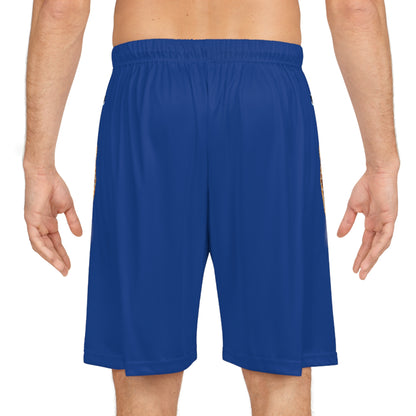 Basketball Shorts - Giraffe - Dark Blue