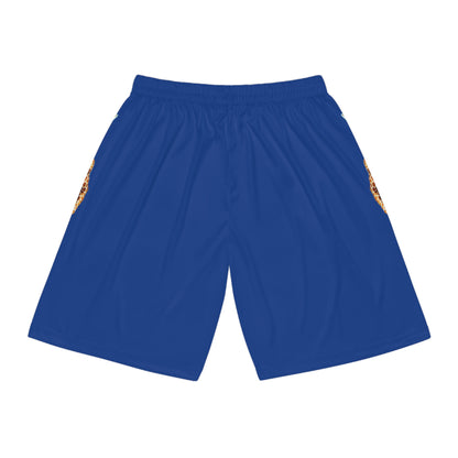 Basketball Shorts - Giraffe - Dark Blue