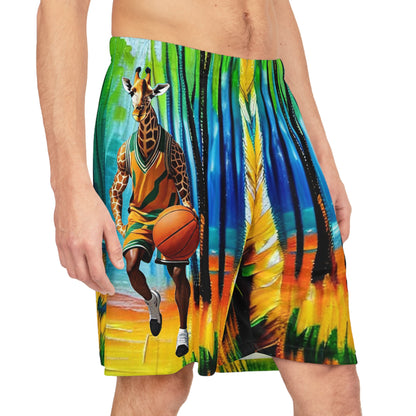 Basketball Shorts - Giraffe - Basketball - Forest