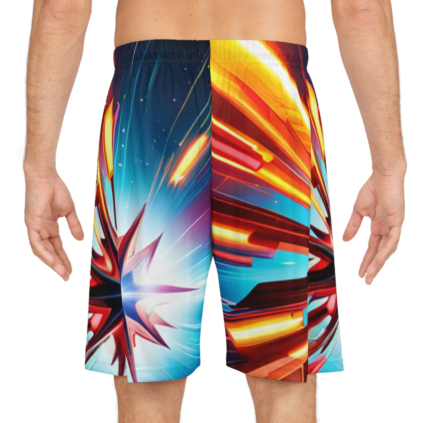 Basketball Shorts - Giraffe - Red vs. Blue