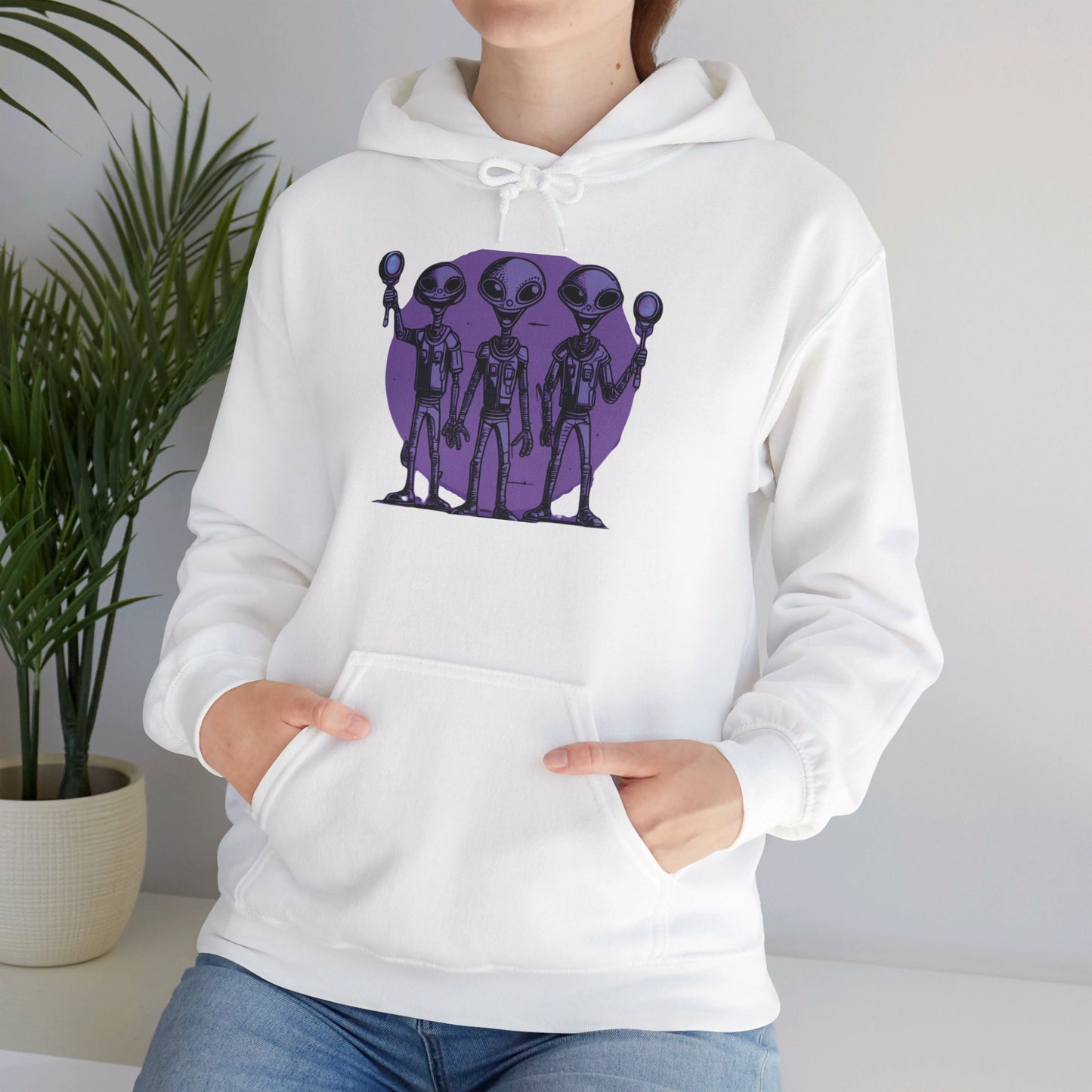 Unisex Heavy Blend™ Hooded Sweatshirt Aliens