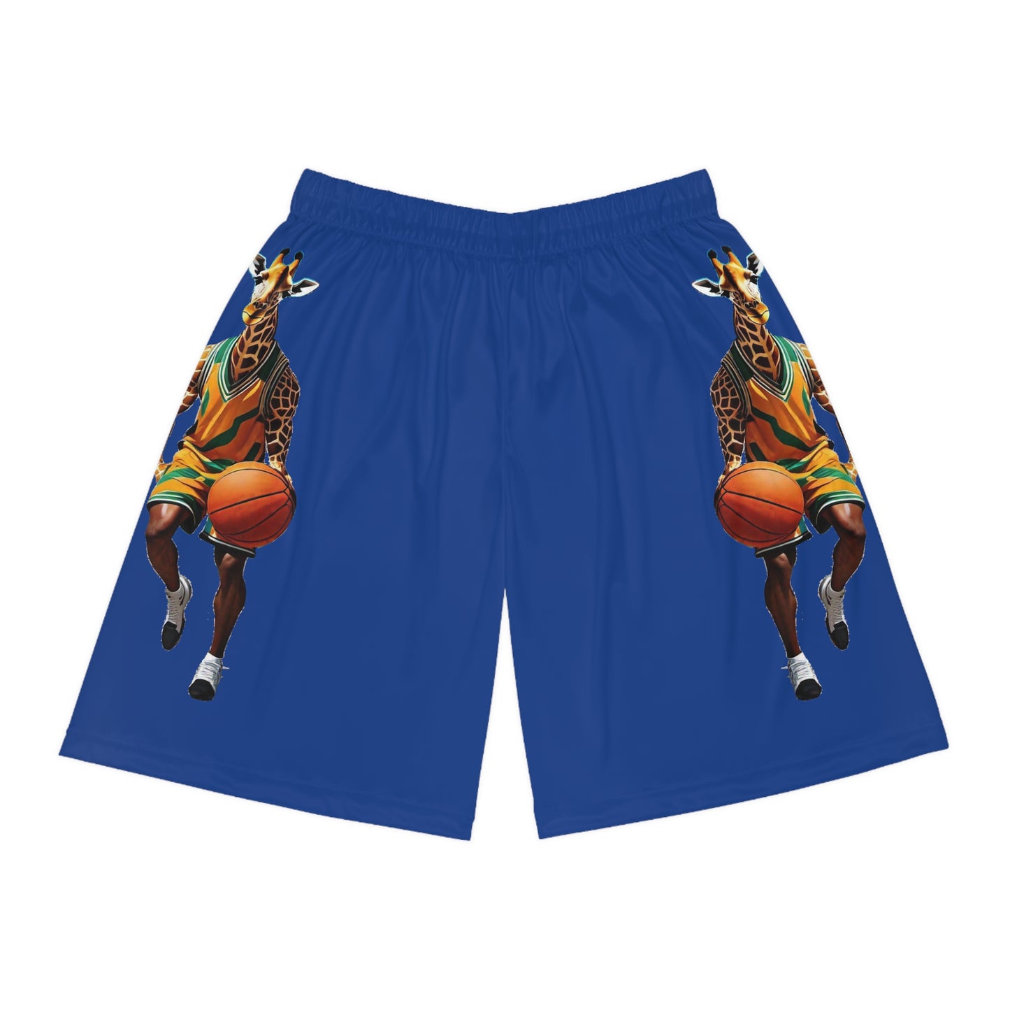 Basketball Shorts - Giraffe - Dark Blue