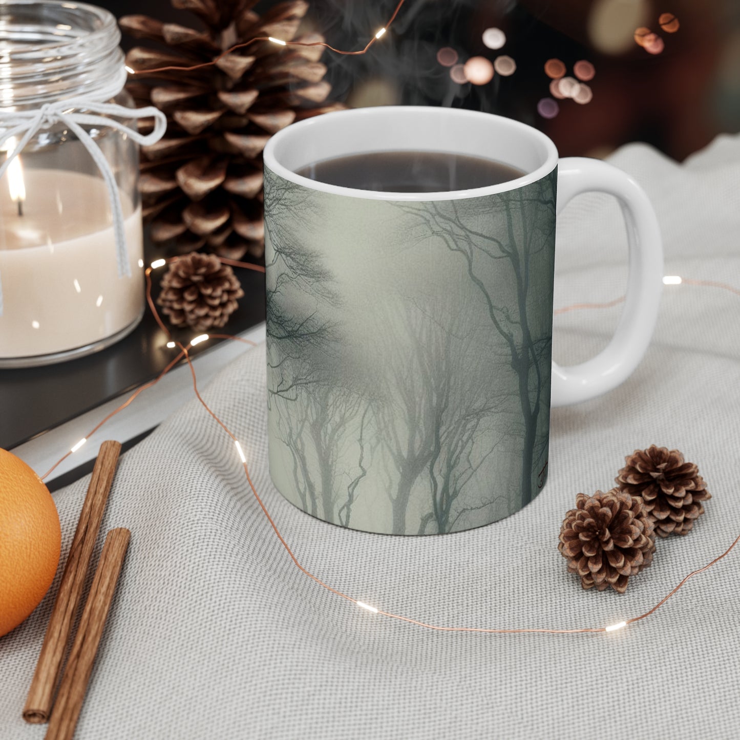 Mug 11oz - Gray Forest