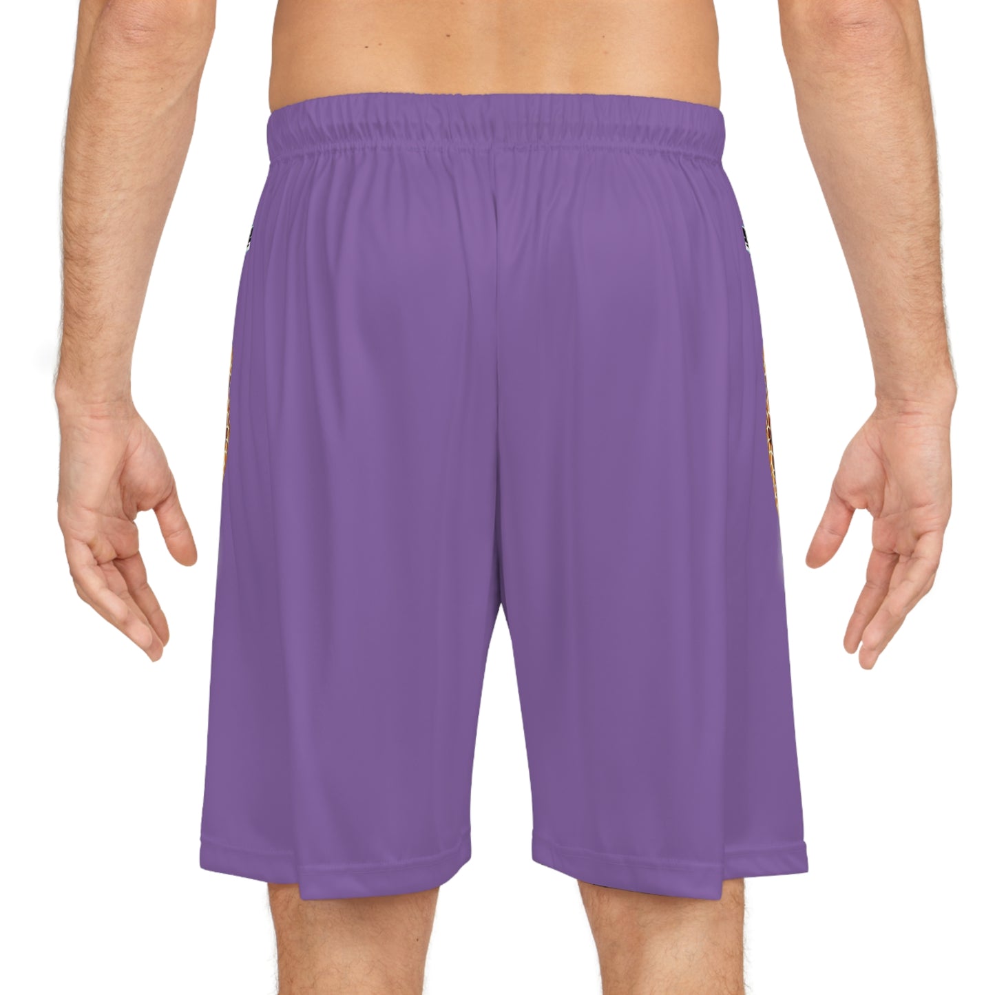 Basketball Shorts - Giraffe - Light Purple