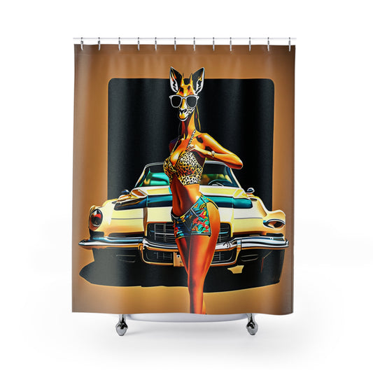 Shower Curtains - Giraffe