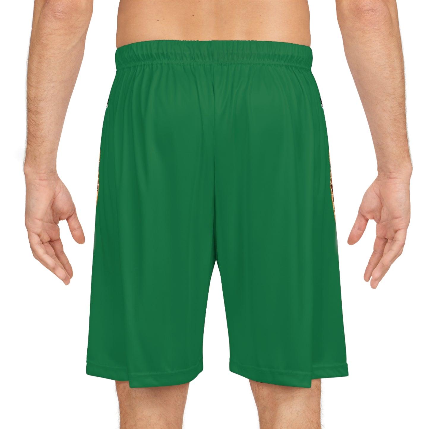 Basketball Shorts - Giraffe - Dark Green