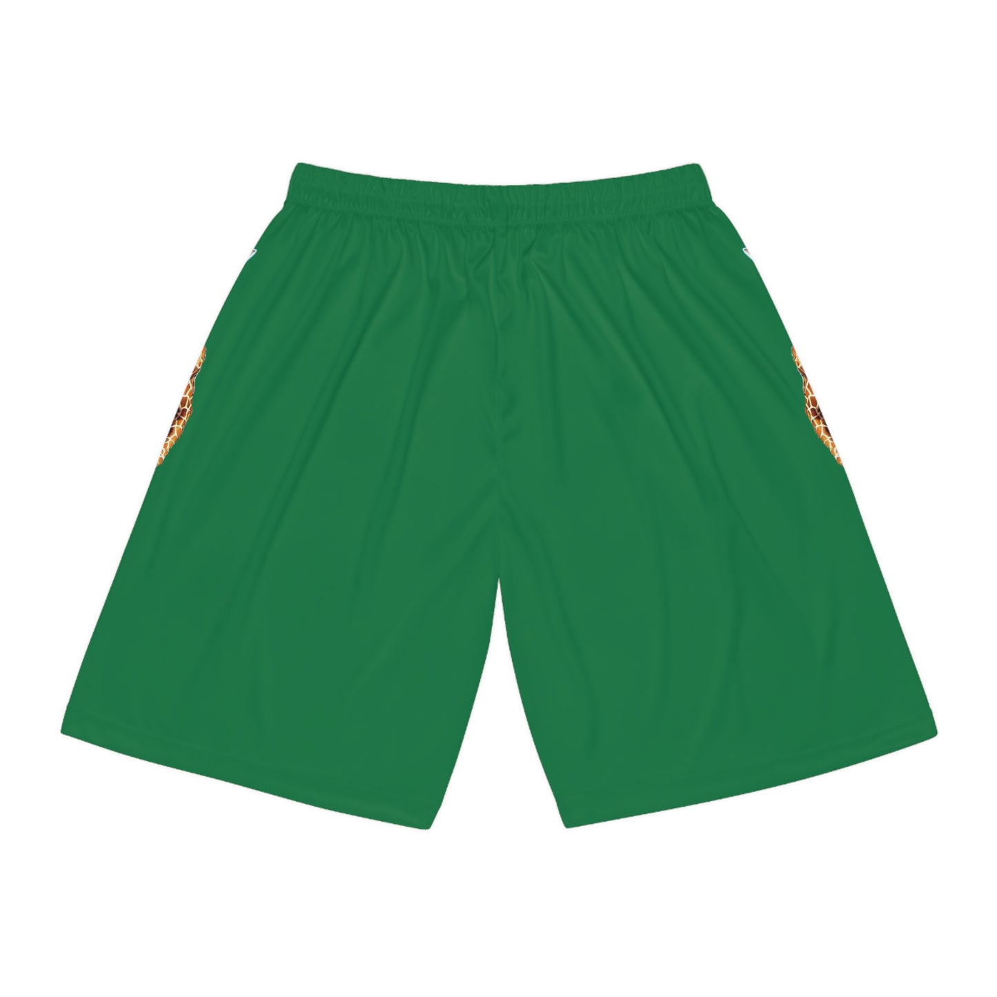 Basketball Shorts - Giraffe - Dark Green