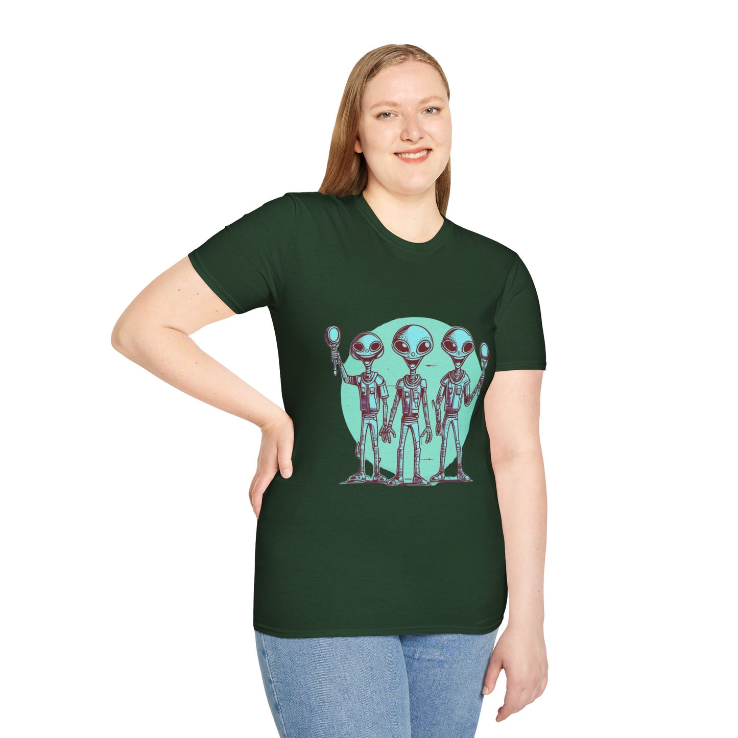 Unisex Softstyle T-Shirt Aliens