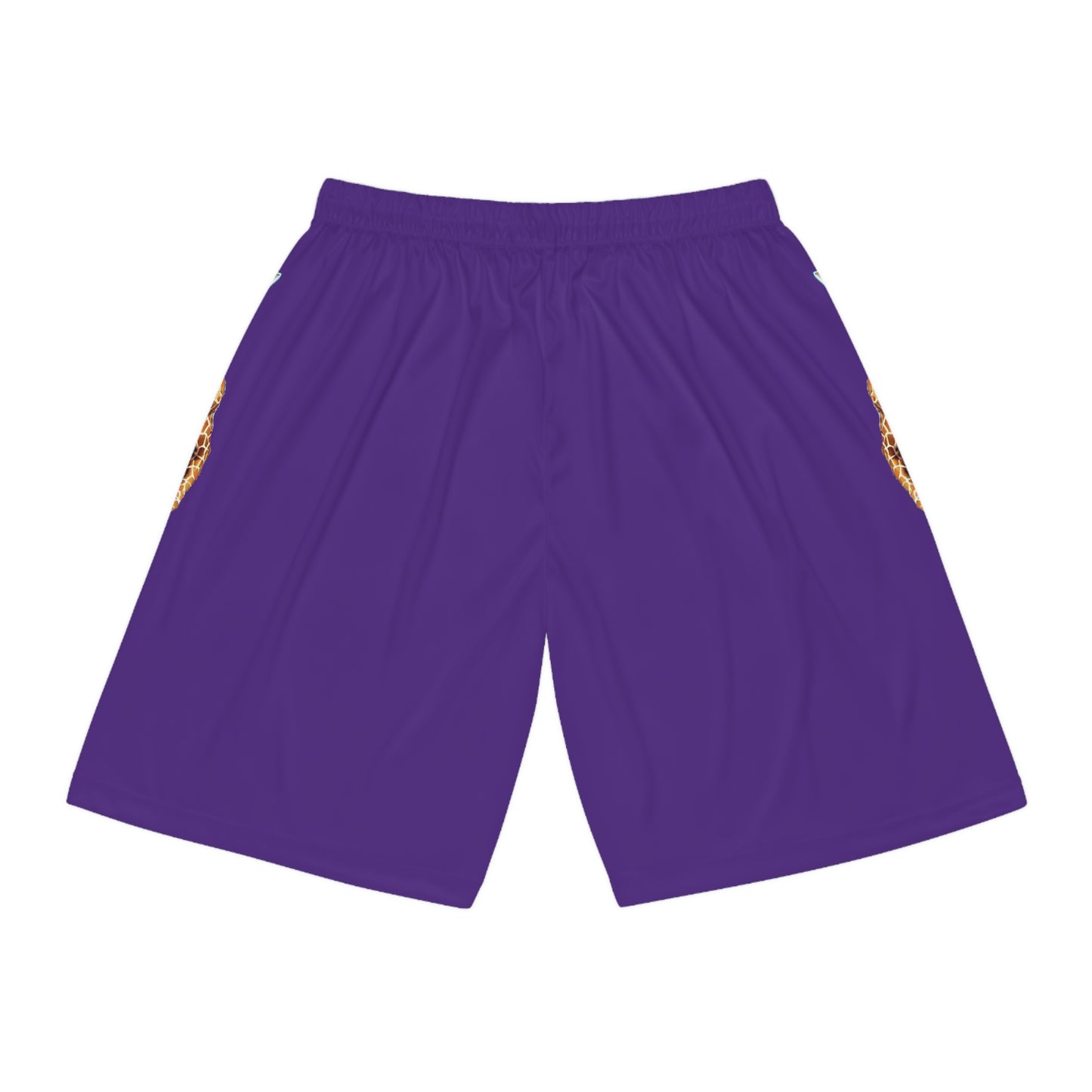 Basketball Shorts - Giraffe - Purple