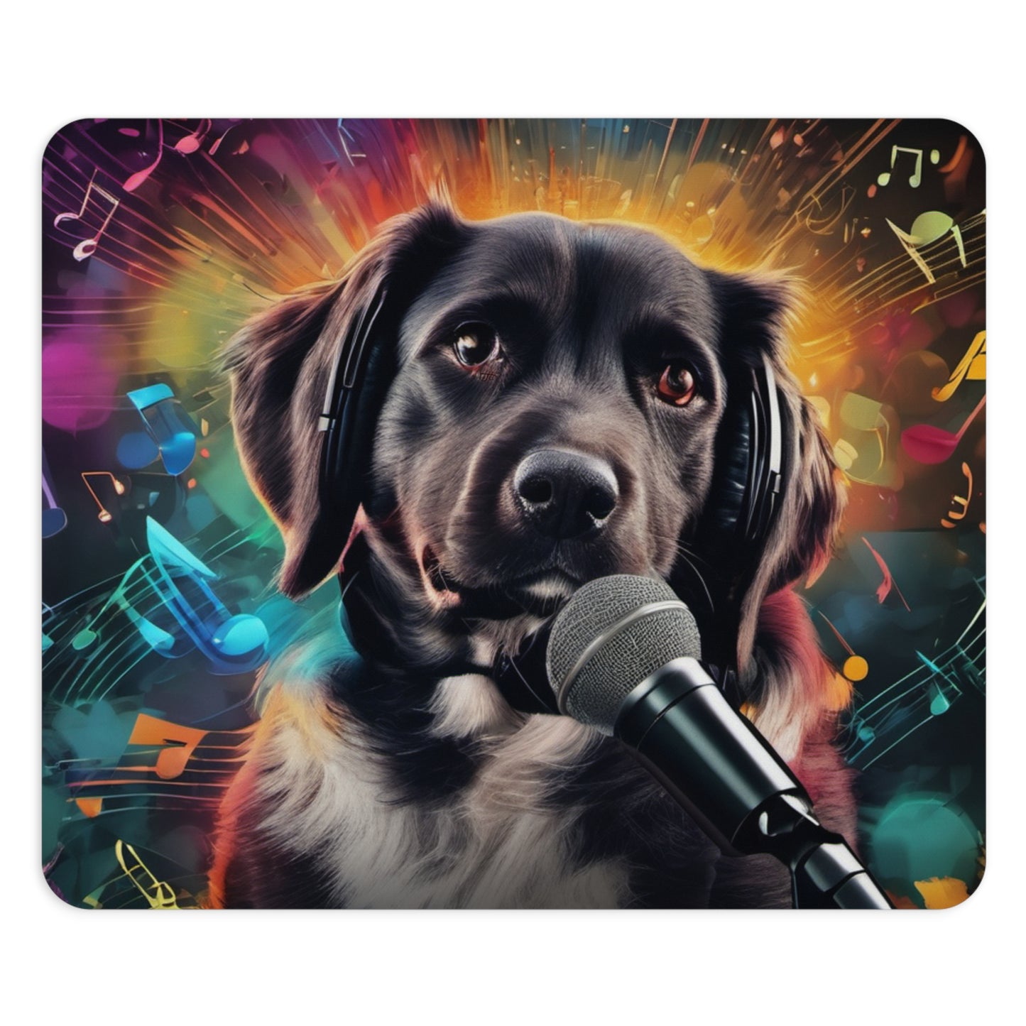 Mouse Pad - Rottweiler DJ